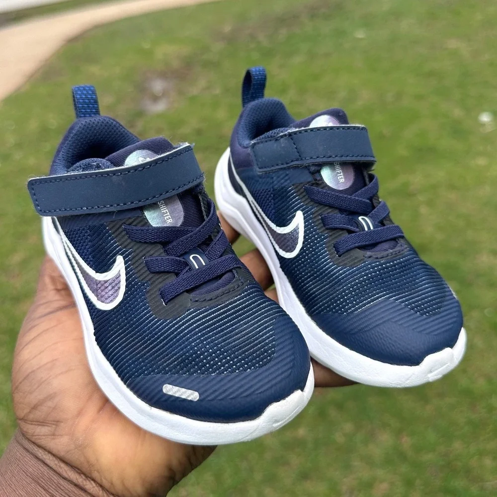 Nike Downshifter 12 Next Nature Toddler Sneakers Size 7 Midnight Navy Blue Shoes